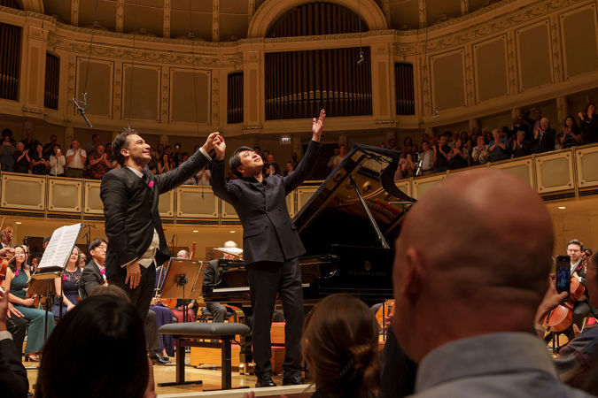 conductor with Lang Lang
