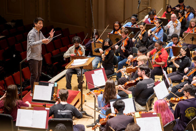 Conductor Kenny Lee at 2026 CYMF