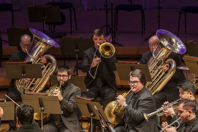 Group shot of Civic and CSO brass