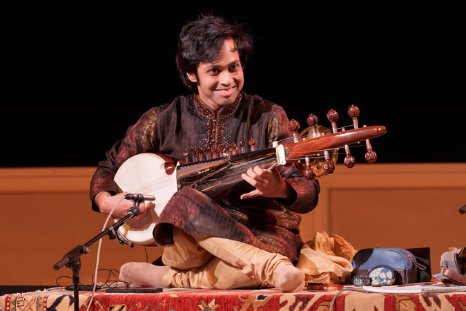 sarod player Aayush Mohan
