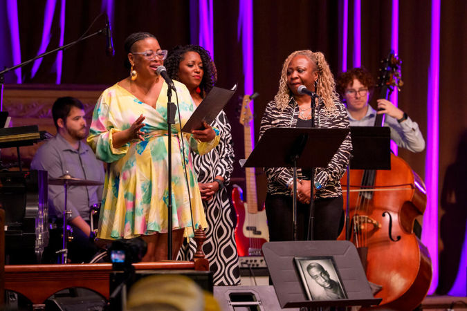 Vocalist Megan McNeal and Tanya Butler