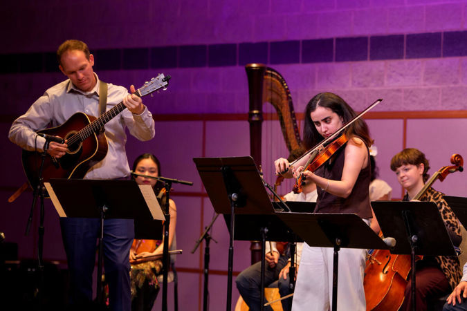 Dan Carson and Rojin Bozorgi
