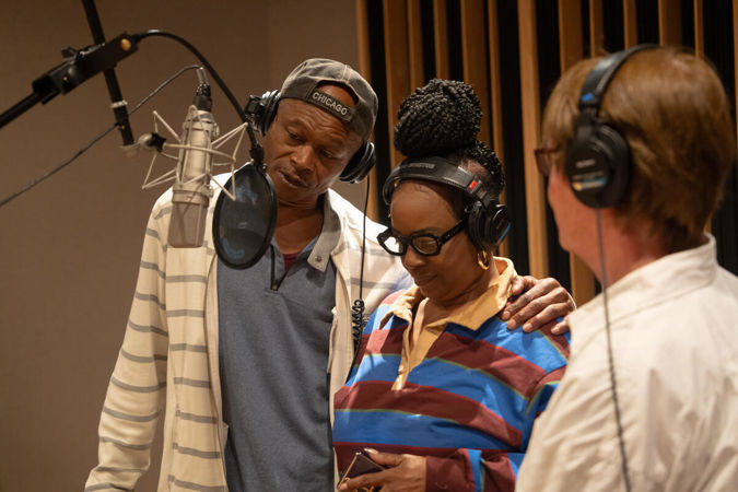 Eddie and Latonia White with Sara Lee