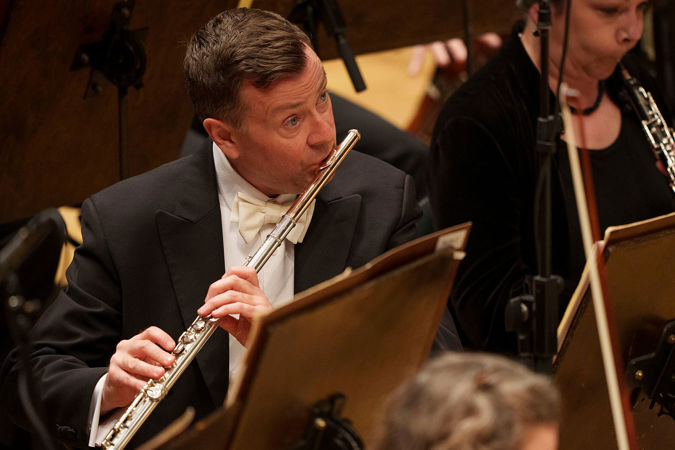 flutist playing