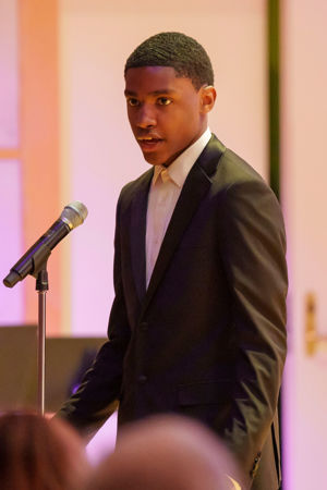 young composer speaking