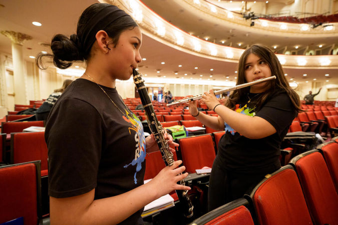Sistema Ravinia clarinet and flute players