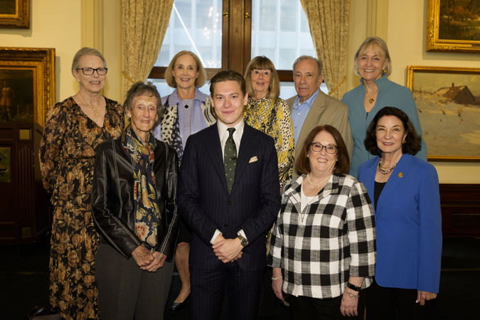 League members with Klaus Mäkelä