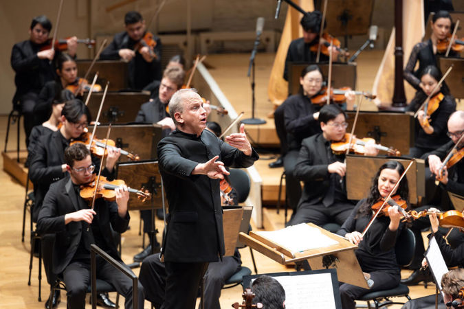 conductor on stage