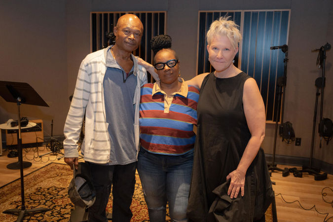 Eddie and Latonia White with Joyce DiDonato