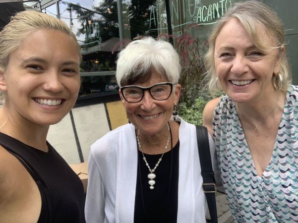 Alexandria Hoffman, Sue Bridge and Mimi Duginger