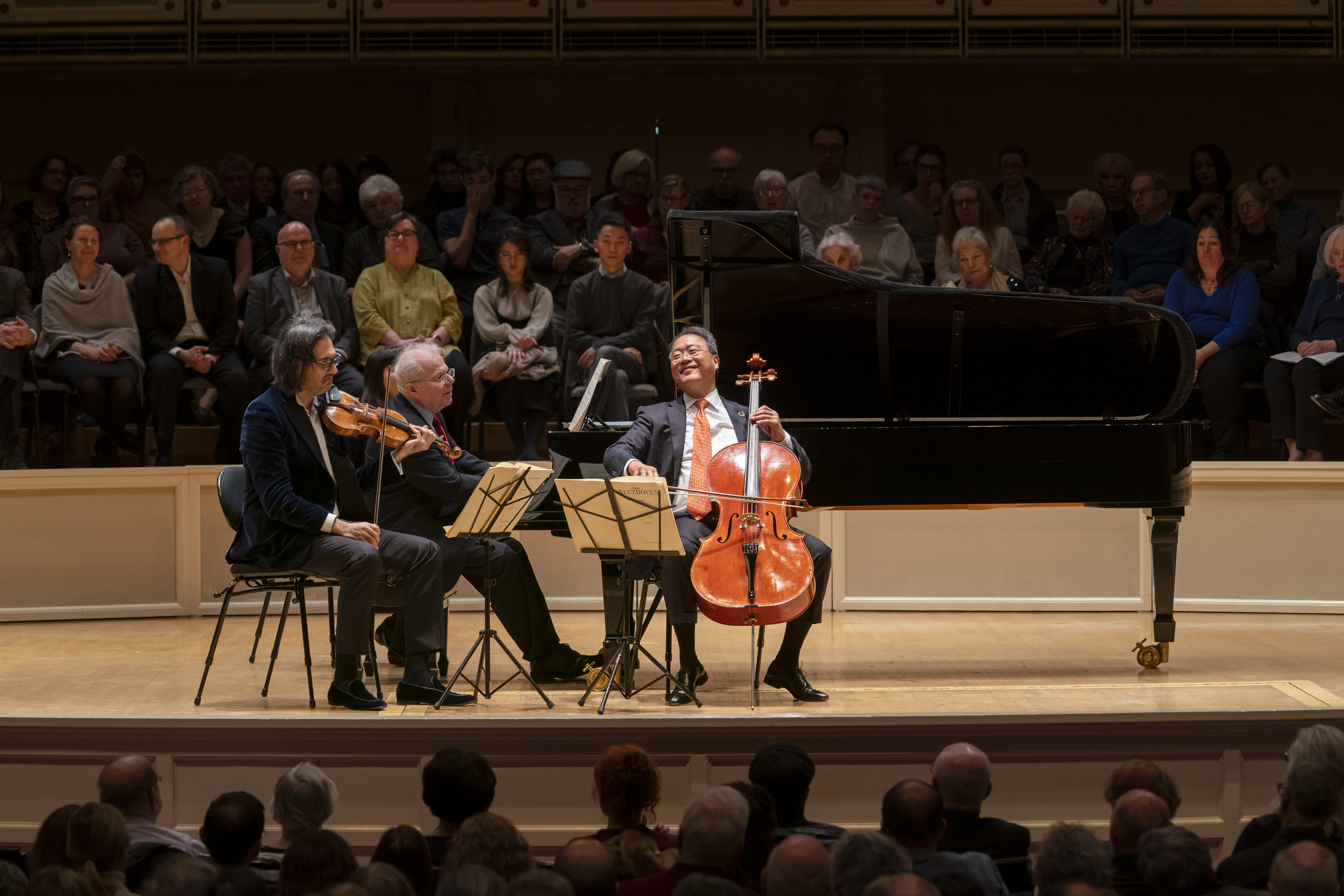 Ax, Kavakos, Ma perform
