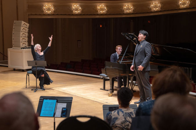 Joyce DiDonato and Sihao Hu