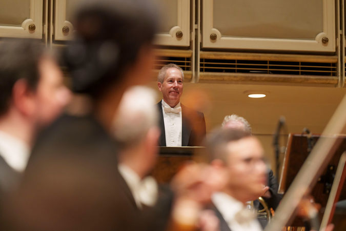 timpanist standing