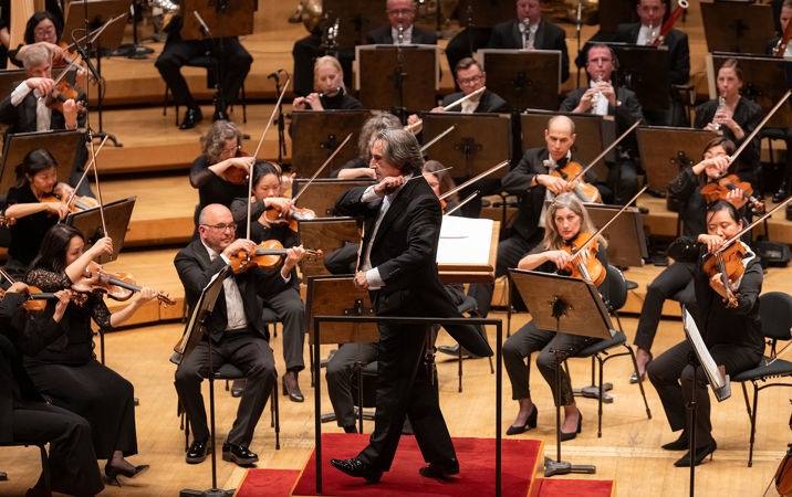 conductor on podium